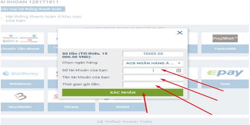 Khắc phục lỗi thường gặp khi nạp tiền 1XBET: Cách xử lý hiệu quả